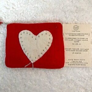 Nota Bene Gifts Hand-crafted Natural Wool Essentials Coin Purse